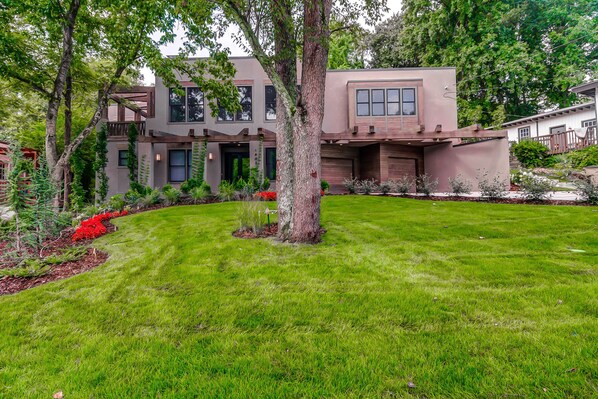 Welcome to our home! A contemporary, mission-style retreat.