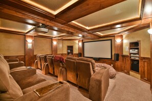 Theater Room -12 seats with room for cusions