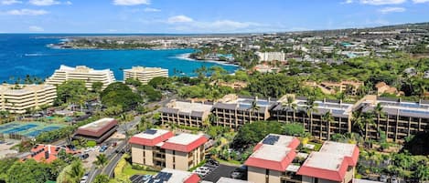 Aerial view of Kona Pacific.
