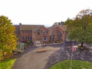 The Kennedy Manor entrance