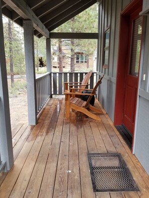 Front Porch with quiet sunset views 