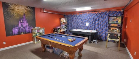 Climate controlled game room!