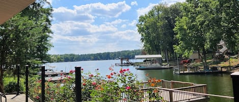 Our view and boat dock