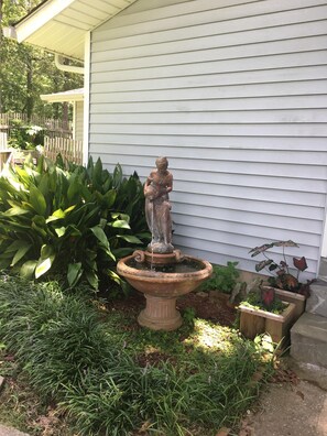 Tranquil setting for a shady patio.