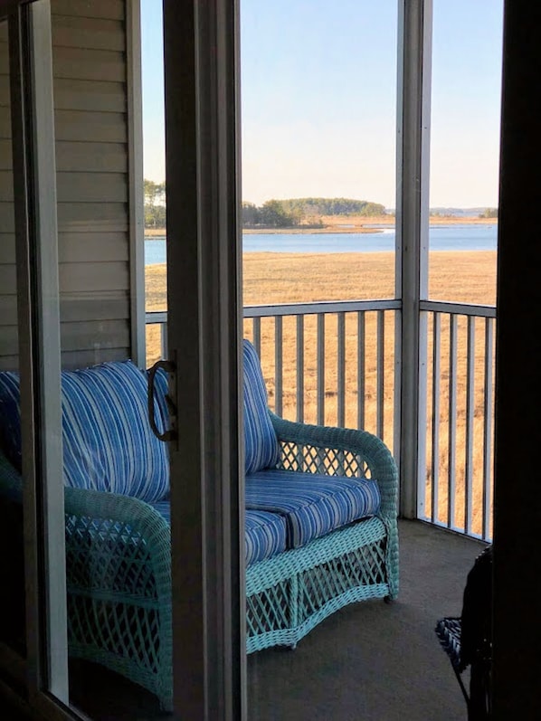 Gorgeous Panoramic View from comfy screened porch!
