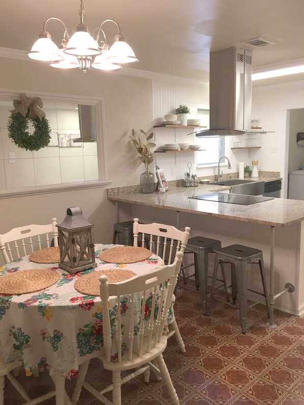 Eat in kitchen and Dining room