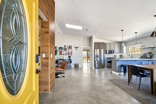 Step in to this eclectic house!
