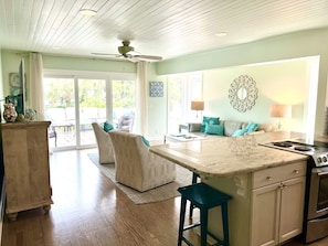 View of Family Room from the Kitchen