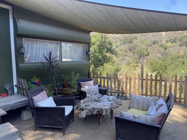 outside seating