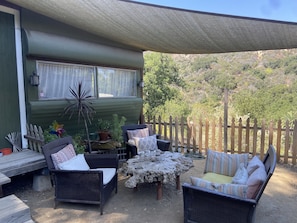 outside seating