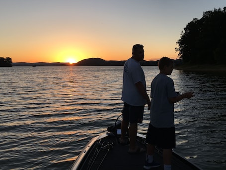 Beautiful Sunset on Cherokee Lake