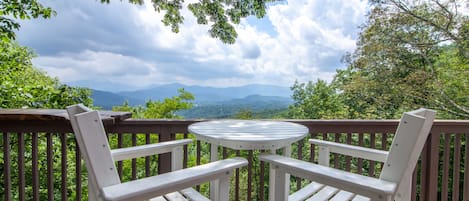 Long Range Mountain Views from Open Air Rear Deck