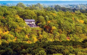 Back of house from across the valley.
