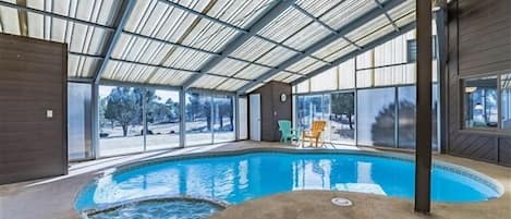Enjoy a swim in the indoor pool!