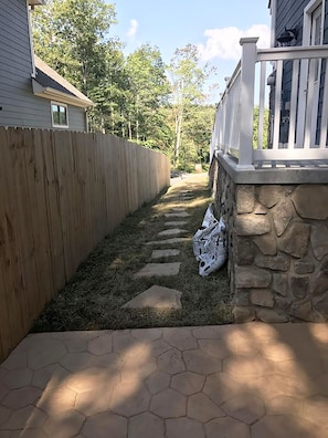 Private walkway to entrance