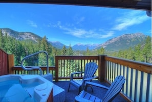 Enjoy this million dollar view from your private hot tub!