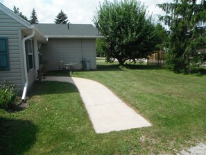 Front walkway wheel chair accessible