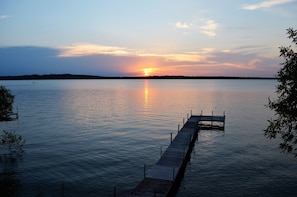 Sunset over Main Gull Lake.