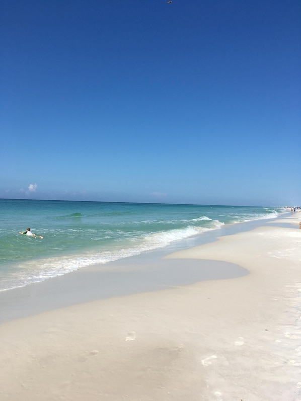 Beautiful white sand BEACH!