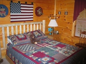 1 OF 3 BEDROOMS WITH QUEEN BEDS