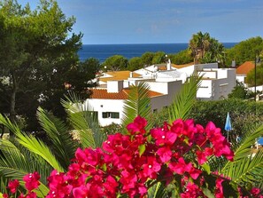 View from roof terrace to ocean