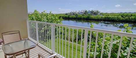 Private Balcony Canal View From Living Room