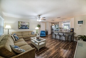 Plenty of seating for gatherings