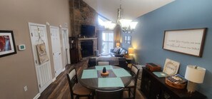 Living Space and Dinning room