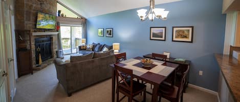 Living Space and Dinning room.