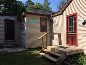 entrance to cottage