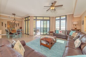 Open floor plan for gathering together.