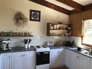 Well equipped kitchen