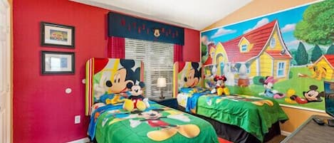 Mickey Mouse bedroom.