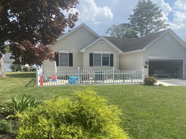 Front of house; Walking/biking distance to Rehoboth and Dewey Beaches