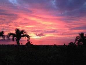"Sky on Fire" Sunset - time for Happy Hour !