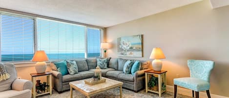 Living Room with an Oceanview