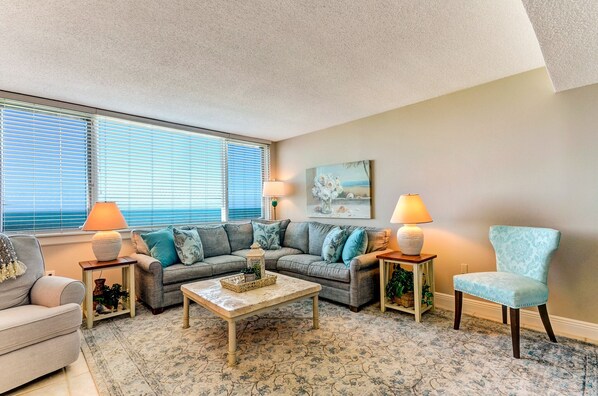 Living Room with an Oceanview