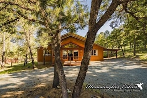 This cabin is literally "tucked away" for your enjoyment