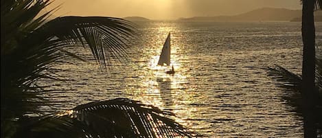 Sailboat at sunrise