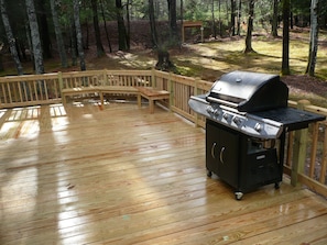 grill on the deck