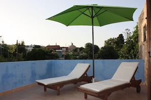 Terrace With a View on the first floor