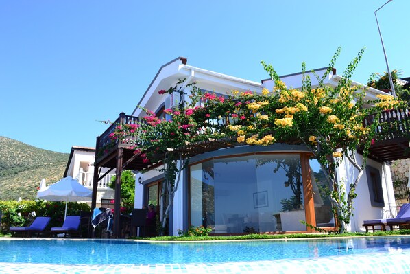 Villa Gin & Tonic - villa frontage and pool view 