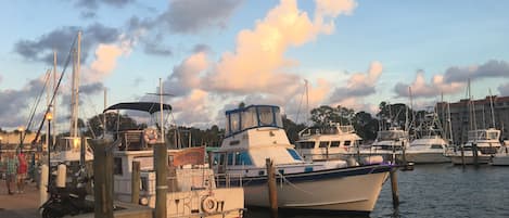 Sunset at the Dunedin Marina, Great place for Happy Hour