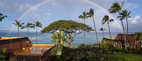 Rainbow view from Lanai