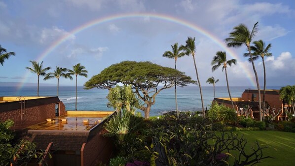 Rainbow view from Lanai