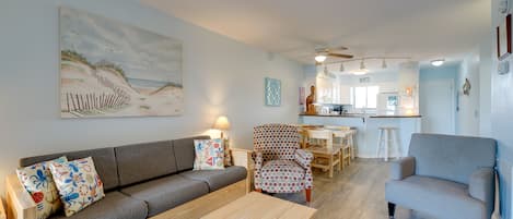 Carolina Beach Vacation Rental | 2BR | 2BA | 820 Sq Ft | Stairs Required