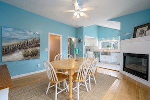 Spacious and welcoming dining room at 128 Sea Street Unit 11 Dennisport Cape Cod New England Vacation Rentals