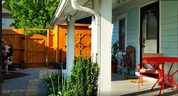 Private courtyard entrance