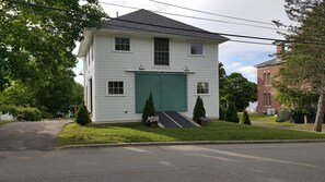 Two car driveway accessible off Middle Street.