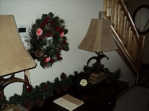 Rustic Table and Staircase